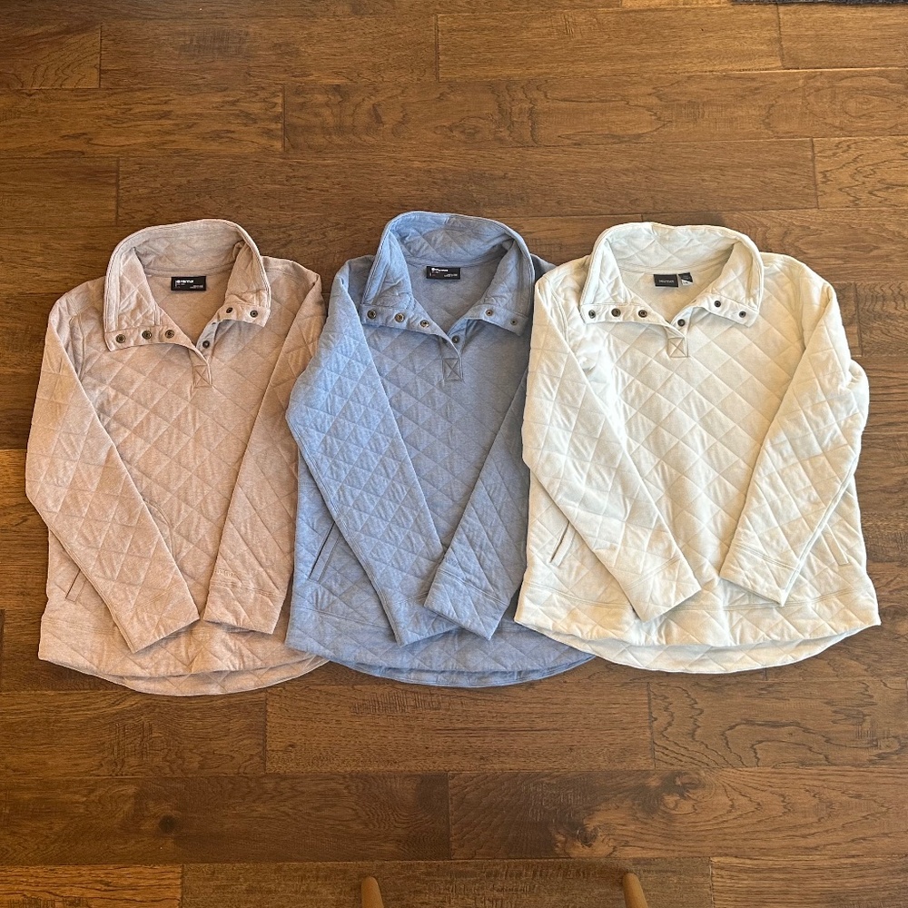 Lot of Women’s Marmot Roice Long-Sleeve Pullovers in Large